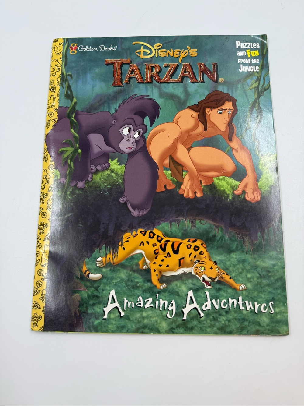Vintage 1999 Disney Tarzan puzzle book